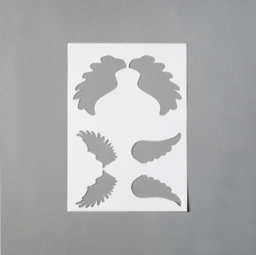 Stencils Flügel DIN A5