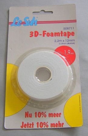 Le Suh Schaumklebeband 2,2 m x 12 mm x 1,9 mm