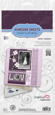 Scrapbook Adhesives Adhesive Sheets 6 x 12 Inch