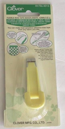 CLOVER Former für aufbügelbares Schrägband 12 mm