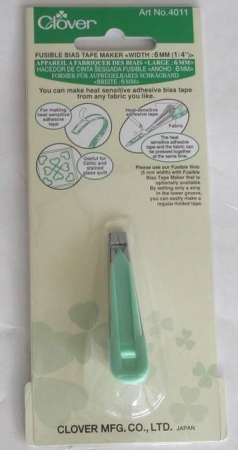 CLOVER Former für aufbügelbares Schrägband 6 mm