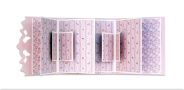 Preview: Reddy Cards Fotobuchkarten rose und hellblau