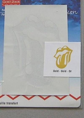 GOLDZACK Folientransfer Zunge gold 6,5 x 8,5 cm