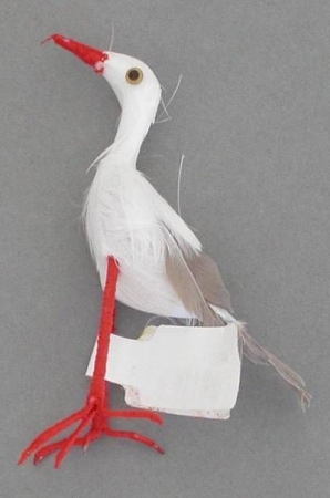 Storch 8 cm weiss