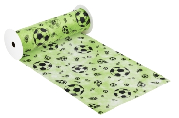 Vlies Fußball 25 cm breit pro Meter grün