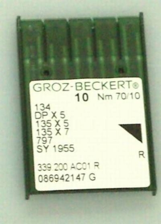 Groz-Beckert System 134 Nadelstärke 70 Set mit 10 Stück