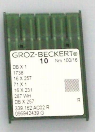 Groz-Beckert System 1738 Nadelstärke 100 Set mit 10 Stück