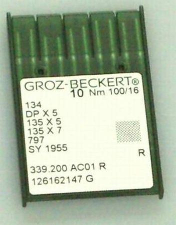 Groz-Beckert System 134 Nadelstärke 100 Set mit 10 Stück
