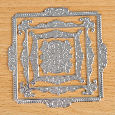 TODO Hot Foil Press Square Nest Poppy Garden
