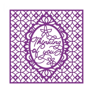 Preview: GEMINI Create a Card Dies / Stanzschablonen Interchangeable Trellis Frame