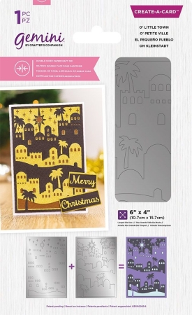 GEMINI Die Stanzschablone Doppelseitige Die O' Little Town