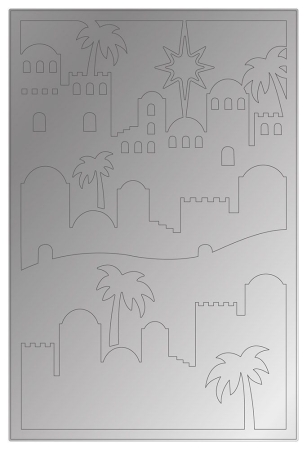 Preview: GEMINI Die Stanzschablone Doppelseitige Die O' Little Town