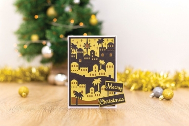 Preview: GEMINI Die Stanzschablone Doppelseitige Die O' Little Town