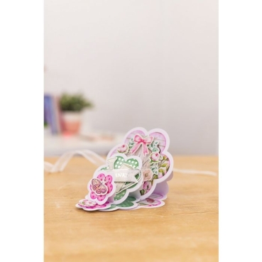 Preview: GEMINI Triple Easel Flowers Create-a-Card Dies Stanzschablonen