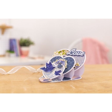 Preview: GEMINI Triple Easel Hearts Create-a-Card Dies Stanzschablonen