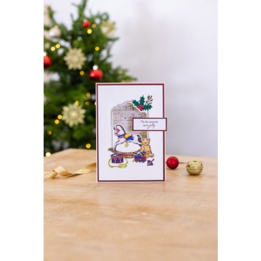 Preview: GEMINI Stamp & Die Stempel und Stanzschablone Christmas Fun