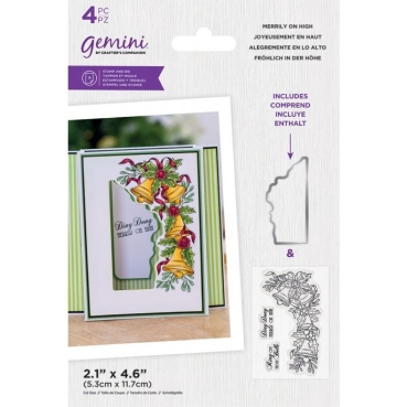 GEMINI Stamp & Die Stempel und Stanzschablone Merrily on High