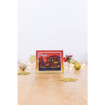 Preview: Gemini Create a Card Dies Stanzschablonen Christmas Scene Edge Town of Bethlehem