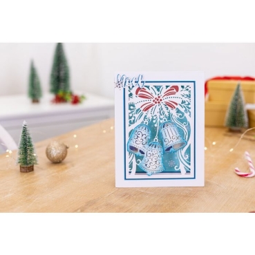 Preview: Gemini Create a Card Dies Stanzschablonen Christmas Big Scene Jingle Bells