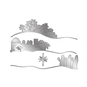 Preview: Gemini Edge'ables Dies Stanzschablonen A Bethlehem Scene