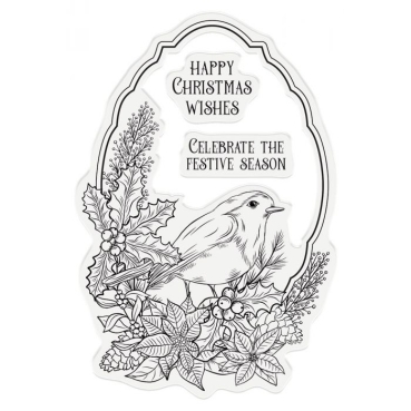 Preview: Gemini Stamp & Die Stempel und Stanzschablone Happy Christmas Wishes