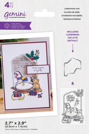 Preview: Gemini Stamp & Die Stempel und Stanzschablone Christmas Fun