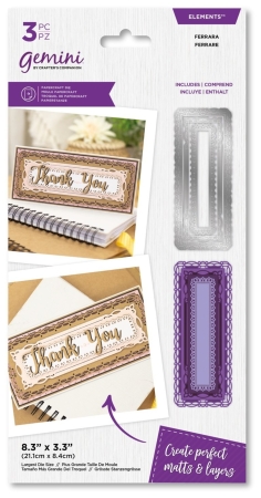 Gemini Slimline Advanced Nesting Ferrara Elements Dies Stanzschablonen