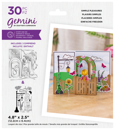 Gemini 3D Scene Builder Stamp & Die Stempel und Stanzschablone Simple Pleasures