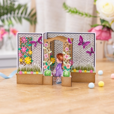 Preview: Gemini 3D Scene Builder Stamp & Die Stempel und Stanzschablone Butterfly Borders