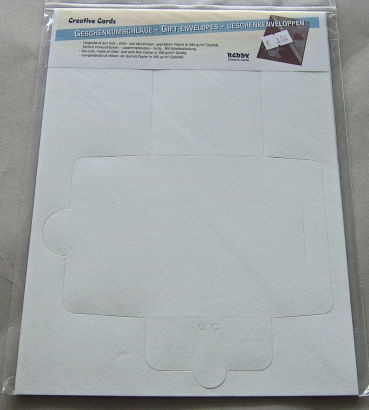 Preview: Reddy Cards Geschenkumschläge 120 x 80 mm 5 Stück