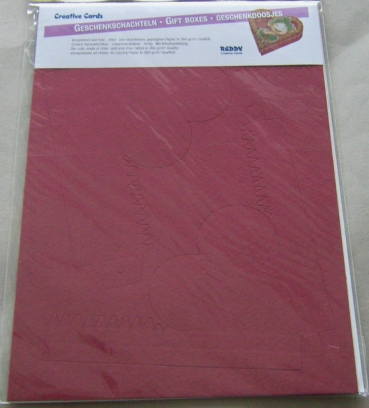Preview: Reddy Cards Geschenkschachtel "Herzform" 100 x 95 x 35 mm 5 Stück