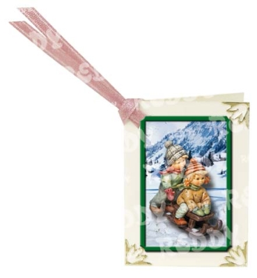 Preview: Reddy Cards Weihnachtliche Geschenkanhänger M.I. Hummel