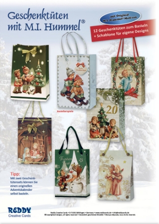 Reddy Cards Geschenktüten aus Papier M.I. Hummel Weihnachten