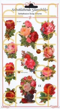 Selbstklebende Glanzbilder Rosen