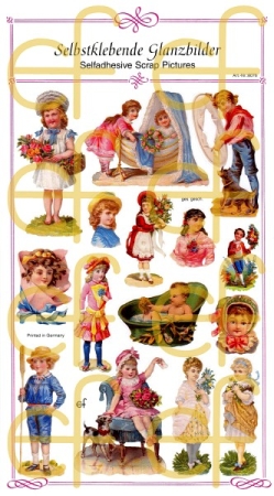 Selbstklebende Glanzbilder Kinder