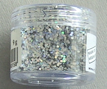Efco Brillant Glitter holo 9 Gramm silber