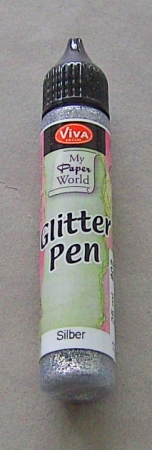 VIVA Decor Glitter-Pen 25 ml silber