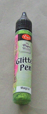 VIVA Decor Glitter-Pen 25 ml Maigrün