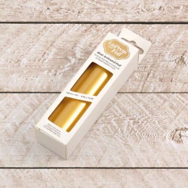 Preview: Folie für GoPress Laminiergerät Laminierfolie gold vintage