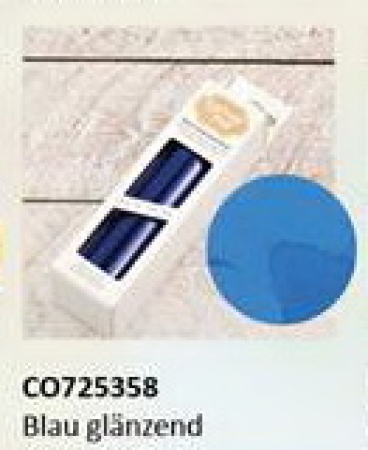 Folie für GoPress Laminiergerät Laminierfolie blau glänzend