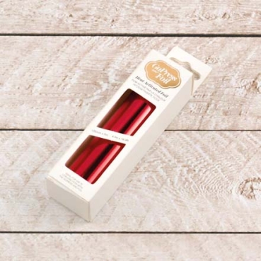 Folie für GoPress Laminiergerät Laminierfolie rot metallic