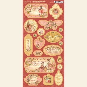 Graphic 45 Princess Chipboard
