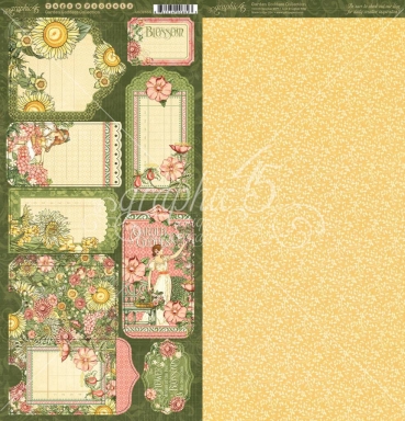 Preview: Graphic 45 Garden Goddess Tags & Pockets