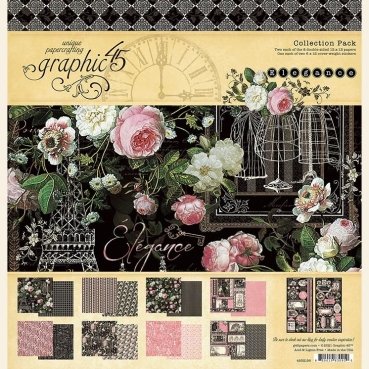 Graphic 45 Elegance 12 x 12 Inch Collection Pack