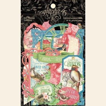 Graphic 45 Bird Watcher Die-cut Assortment