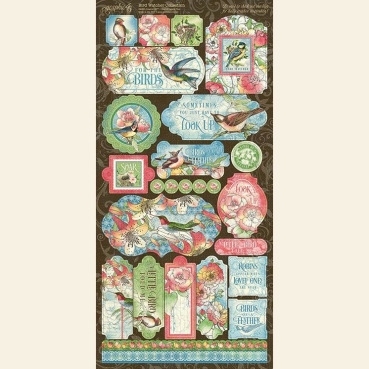 Preview: Graphic 45 Bird Watcher Stickers