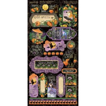 Preview: Graphic 45 Midnight Tales Stickers