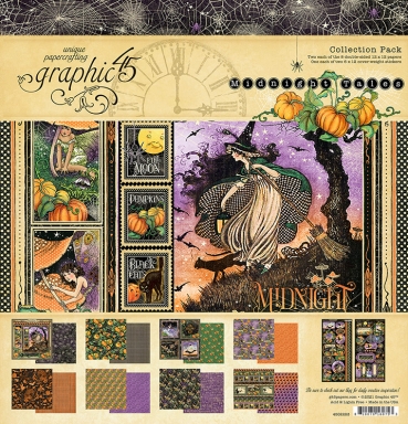 Graphic 45 Midnight Tales 12 x 12 Collection Pack
