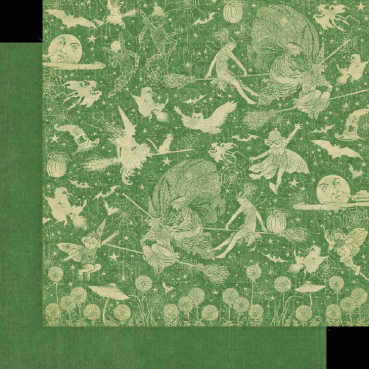 Preview: Graphic 45 Midnight Tales 12 x 12 Inch Pattern & Solids Paper Pad