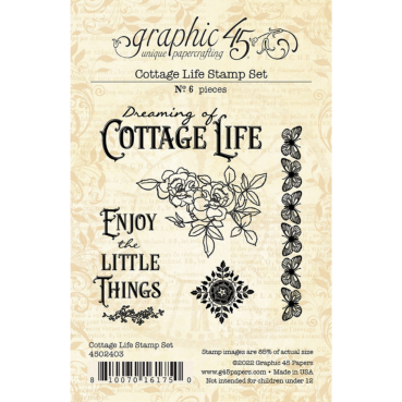 Graphic 45 Cottage Life Stamp Set